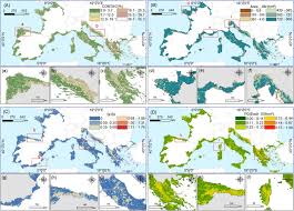 Landsat/EMIT satellite image showing Europe flowering patterns